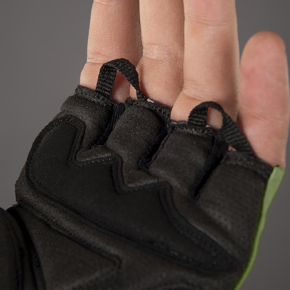 CHIBA Gel Comfort - Radhandschuhe kurzfinger olive, S, mit Gelpolsterung