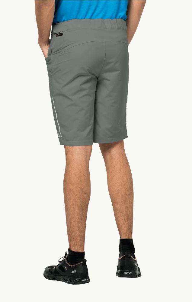 Jack Wolfskin Tourer Shorts M Synthetic Fiber Shorts Gecko Green Grey Größe 52