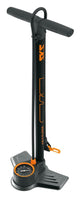 SKS Pumpe AIR-X-PLORER 10.0 Standpumpe mit stabilem Metallfuß - großem Stahlrohr für Drücke bis 10 bar extra langem Hochdruckschlauch und MULTI VALVE-Kopf für alle Ventilarten