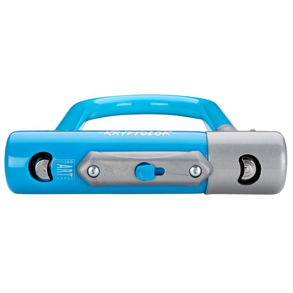 Kryptonite KryptoLok Mini-7 Bügelschloss 17,8 x 8,2 Zentimeter 12,7 Millimeter blau inkl. FlexFrame-U Halterung
