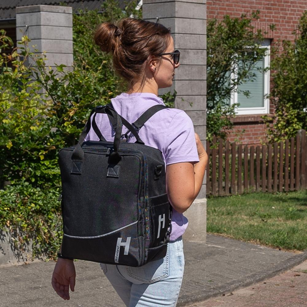Haberland Frontträger-Rucksack More Than Work schwarz - vielseitige Tasche für Frontgepäckträger