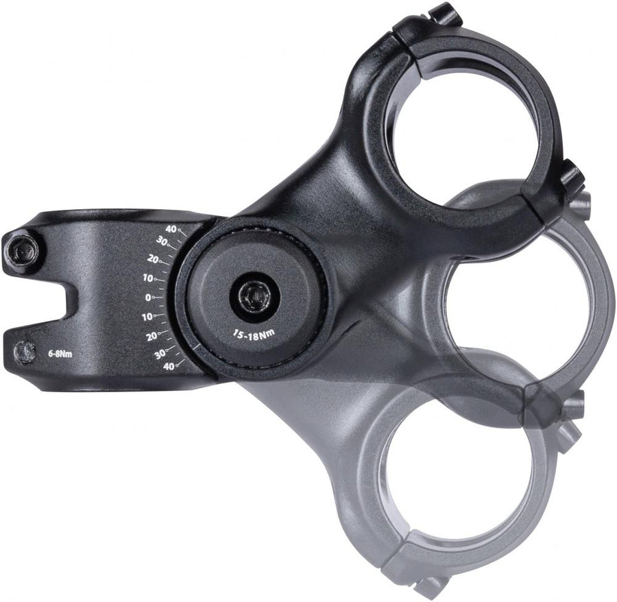 Contec Vorbau Ueda 35 mm - 1 1/8\" Gabelschaft, 90 mm Länge, Aluminium, schwarz, 4-Schrauben-Klemmung