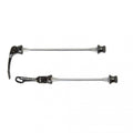 Novatec Schnellspanner-Set 84g Schwarz - Leichte Aluminium-Schnellspanner für Vorderrad & Hinterrad