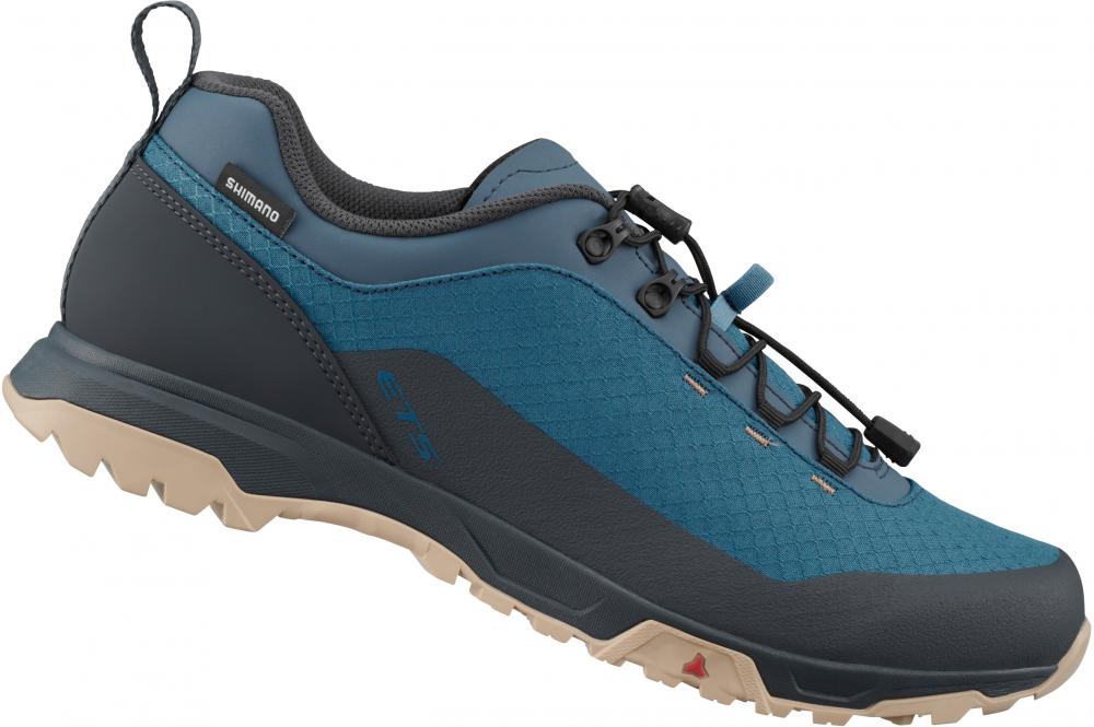 SHIMANO Fahrradschuhe ET501 Herren/Damen MTB Flatpedal Schuh Größe 40 Blau