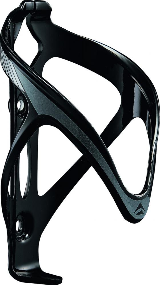 Merida Flaschenhalter Kunststoff Onesize Schwarz/Silber - Ultraleicht 30g mit sicherem Halt