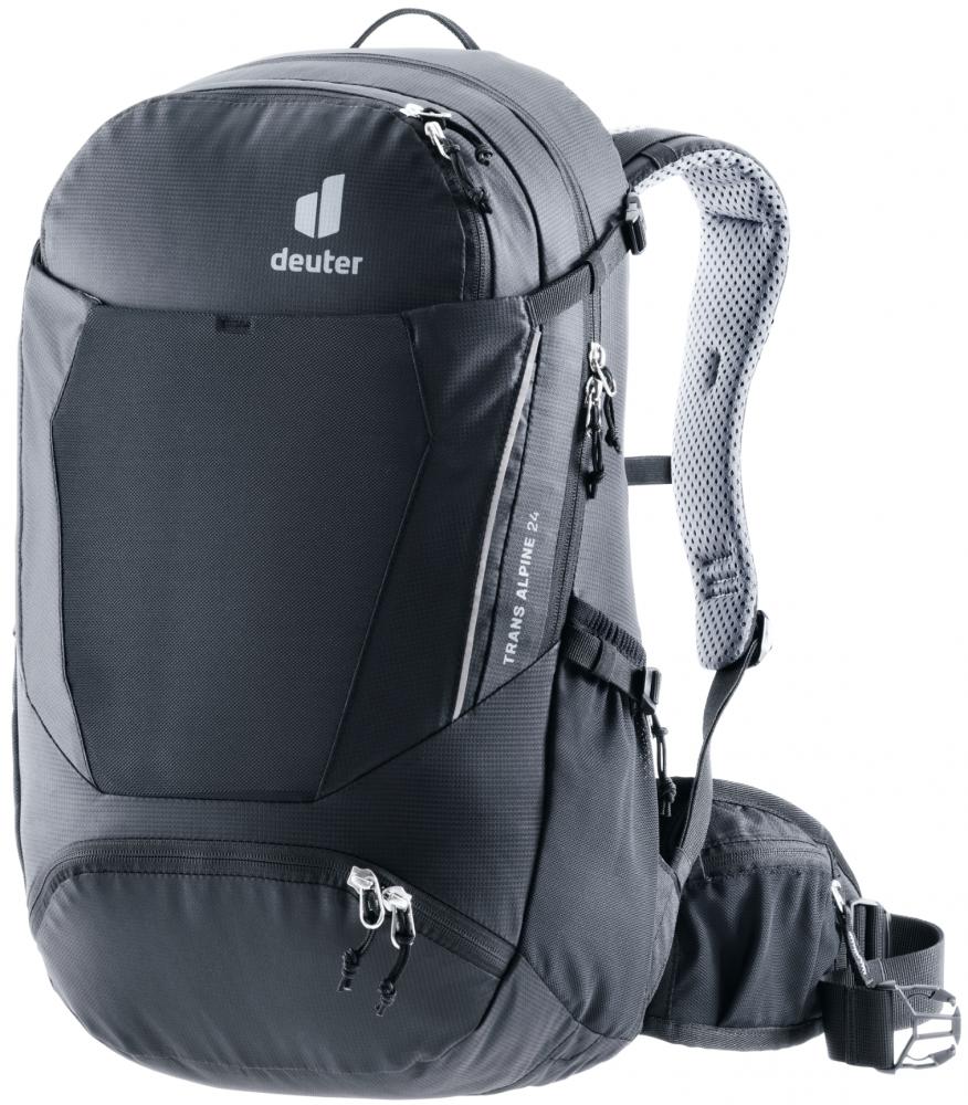 Deuter Trans Alpine 24 Fahrradrucksack 24 Liter Schwarz - ideal für Mehrtagestouren und MTB