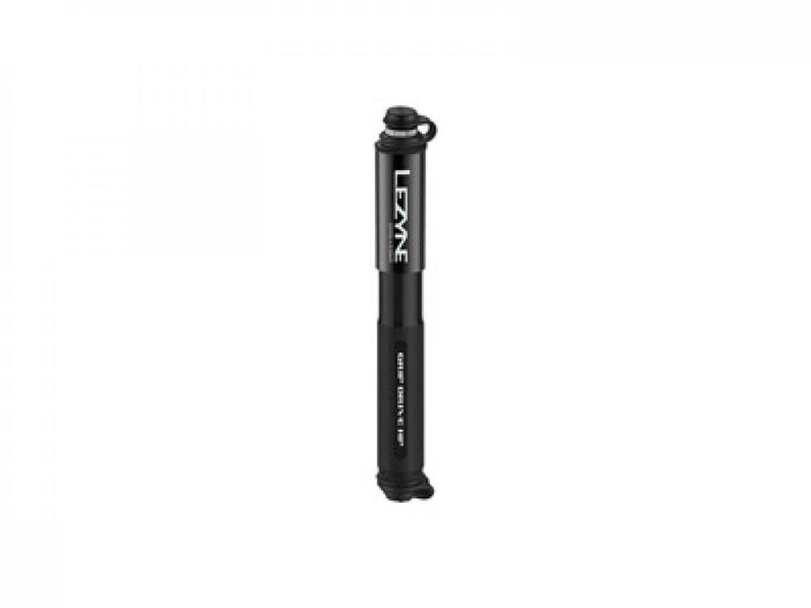 Lezyne Grip Drive HP Medium Minipumpe, Aluminium, 8,3 Bar, 231 mm, 114 g, mit ABS Flex Schlauch für Presta/Schrader Ventile, inklusive Rahmenhalterung