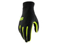 100% Brisker Xtreme Gloves L Black/Fluo Yellow - optimaler Grip und Wetterschutz