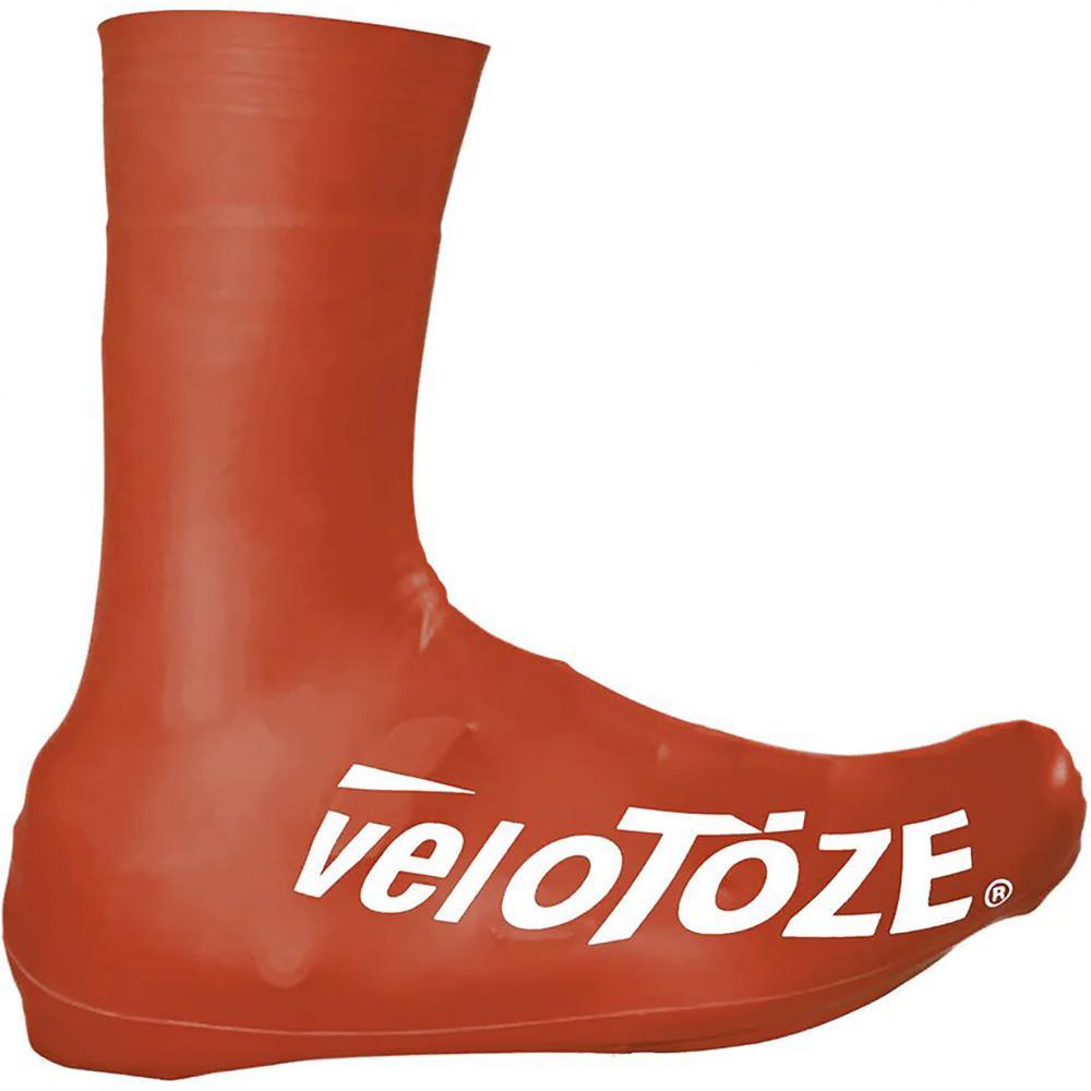 VeloToze Überschuh 2.0 lang maroon XL Maroon - wasserdichter Aero-Überschuh für kalte Tage