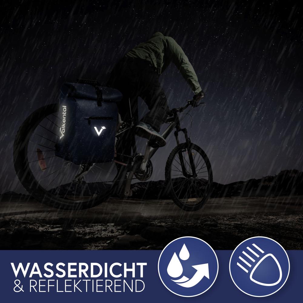 Valkental Rucksack ValkOne 3in1 Fahrradtasche blau