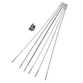 DT Swiss Speichenkit schwarz für XMC1200 SPLINE 27,5 VR/HR, Reparaturset mit Speichen und Nippeln.