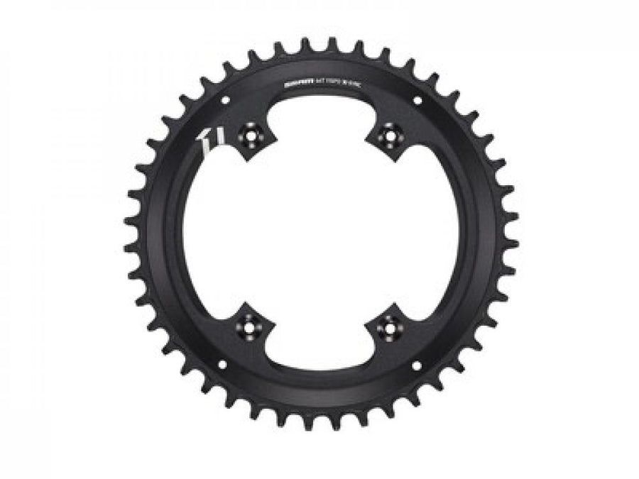SRAM X-Sync Road Kettenblatt 44T asymmetrisch - 1-fach Rennrad Chainring für optimale Kettenhaltung