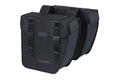 Basil Tour Fahrrad Doppeltasche 28L schwarz - wasserabweisend & formstabil mit Universal Bridge System - Dreifachtasche