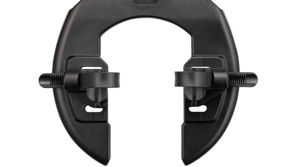 TRELOCK Rahmenschloss RS 480 NAZ XL, schwarz, mit breitem Durchlauf und hohem Diebstahlschutz.