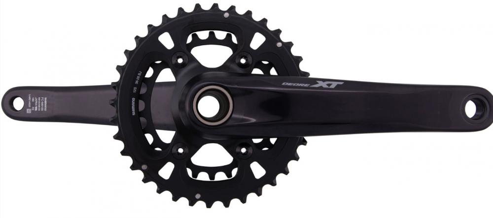 SHIMANO Kurbelgarnitur DEORE XT FC-M8100-2 12-fach - 8100-2, 12-fach, 180 mm, 36-26 Zähne, 26 Zähne