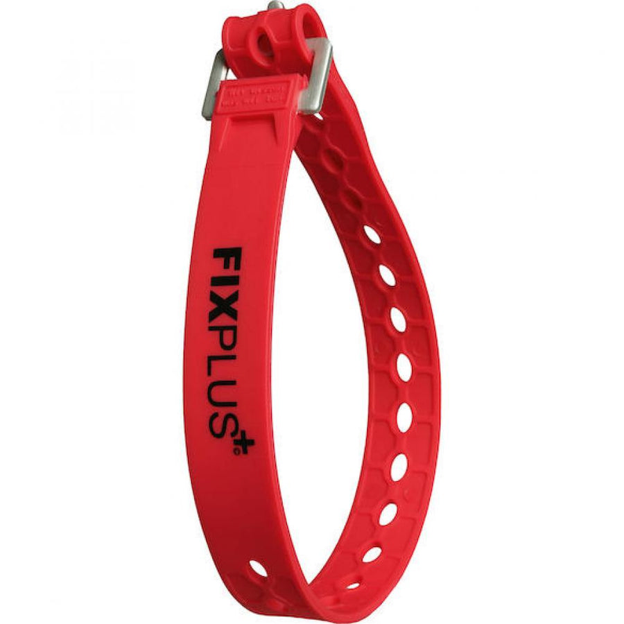 FixPlus Spannband Strap 46 cm rot - elastisches Fixierband aus Recycling-Material