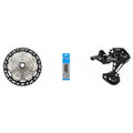 Shimano DEORE XT CS-M8100 12-fach Antriebsset: Kassette, Kette, Schaltwerk für präzises MTB-Schalten.