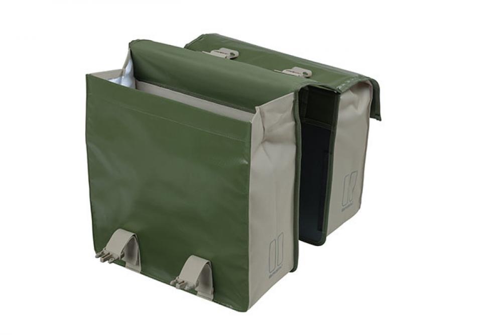 Basil Doppeltasche Urban Load green 46x40x17 cm 48l - Doppelpacktasche