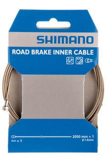SHIMANO Bremszug Road Edelstahl Bremszug - Edelstahlzug für Rennrad-Bremsen
