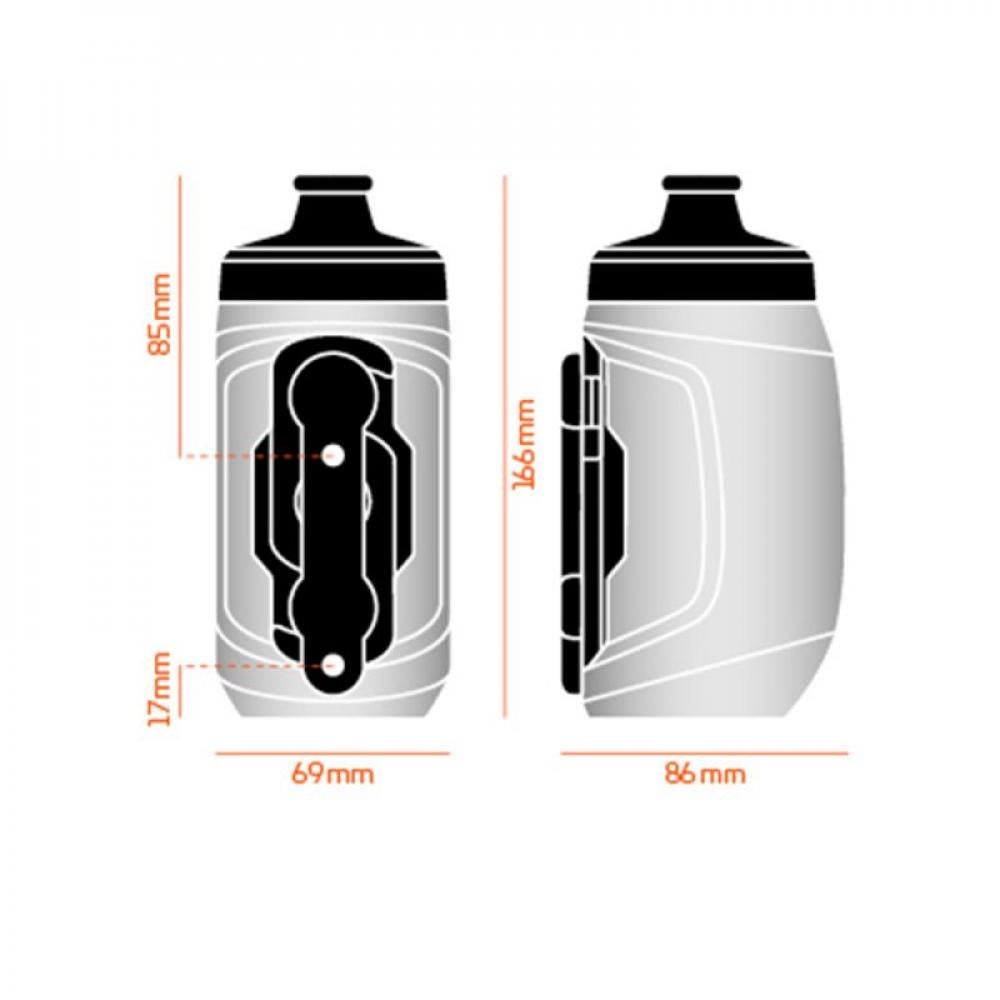Fidlock Twist Bottle 450 ml Kids + Bike Base Trinkflasche