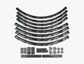 Race Face Laufrad Decal Set, XL, grey grau - stylische Laufrad-Aufwertung