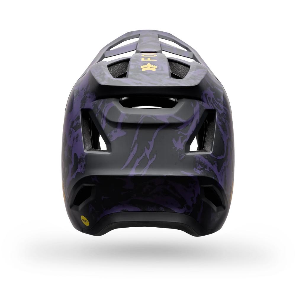 FOX Rampage Image Print Fullface-MTB-Helm Plum L 59-60 cm