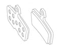 Avid Scheibenbremsbelag Set Code MY 11 organisch/Stahl DB8
