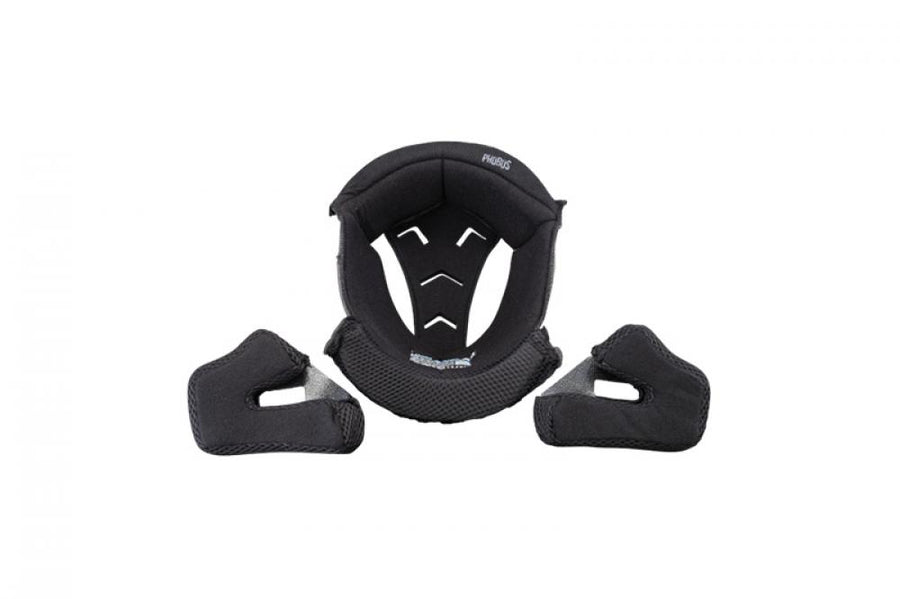 iXS Ersatz-Polsterkit Phobos schwarz L - Innenpolster-Set für iXS Phobos Helm, herausnehmbar, waschbar, atmungsaktiv & passgenau für optimalen Tragekomfort