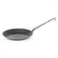 Petromax Schmiedeeiserne Pfanne SP28, Ø 28 cm, für alle Herdarten und offenes Feuer, exzellente Wärmeleitfähigkeit, langlebig, natürliche Patina