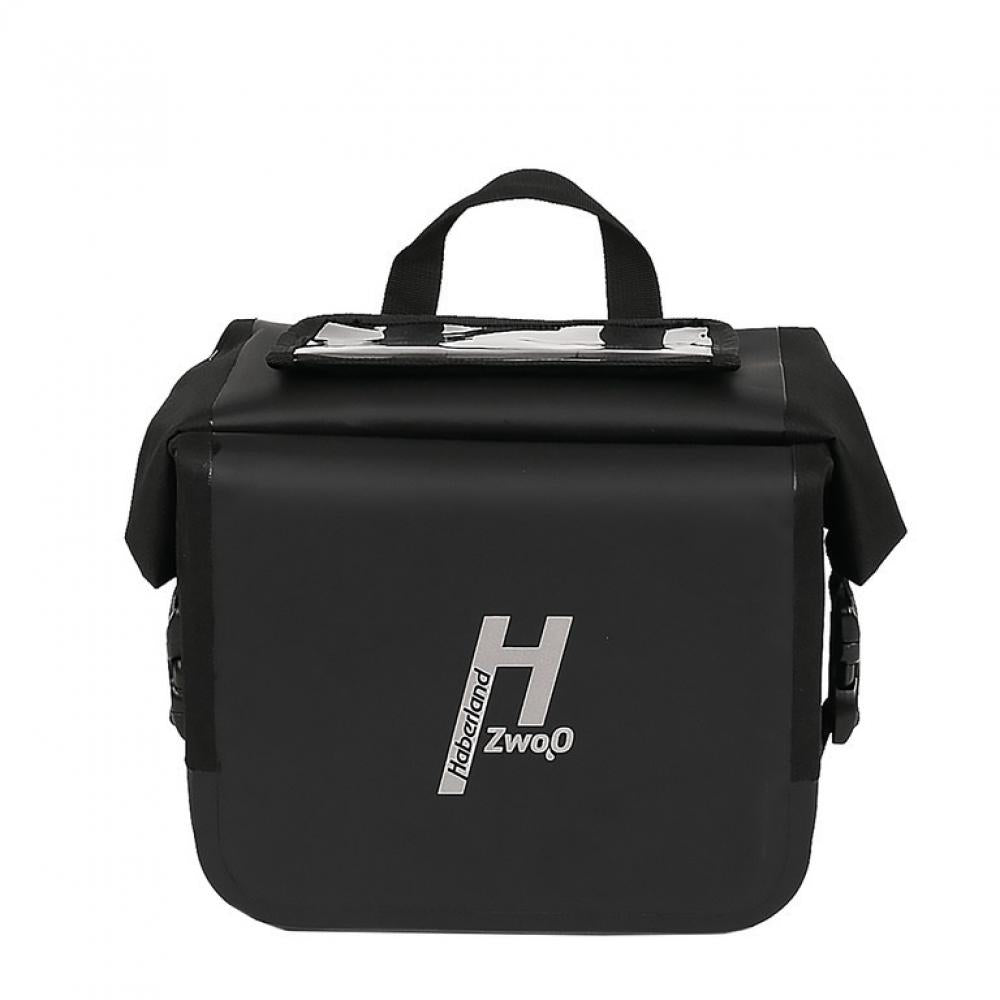 Haberland Lenkertasche H2O schwarz wasserdicht - robuste Lenkertasche mit KLICKfix