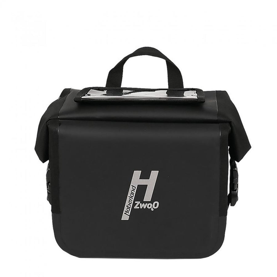 Haberland Lenkertasche H2O schwarz wasserdicht - robuste Lenkertasche mit KLICKfix