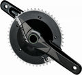 Vision Kurbelgarnitur Track BB386 Evo 1x 172,5 mm Schwarz - steife Bahnrad-Kurbel