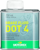 MOTOREX Brake Fluid DOT 4 Bremsflüssigkeit 250 ml - Hochleistungs-Bremsflüssigkeit mit Nass-Siedepunkt >165°C