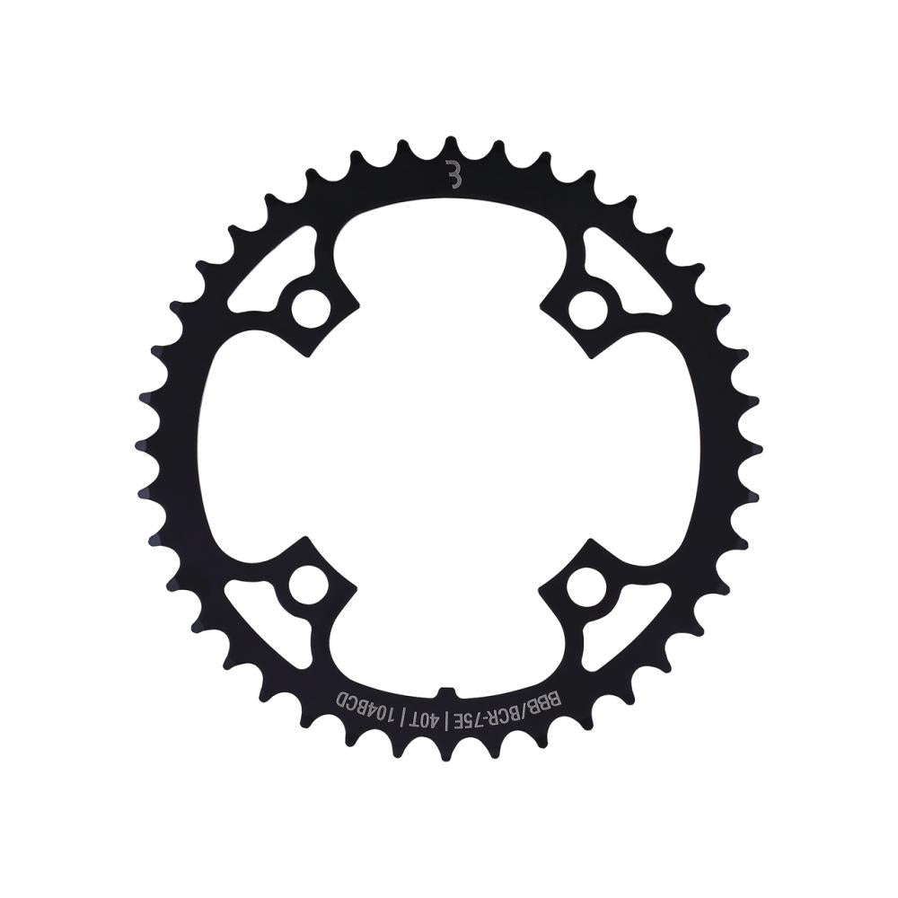 BBB Cycling BBB chainring E-bikeGear steel 40T 104 Schwarz - robustes E-Bike-Kettenblatt