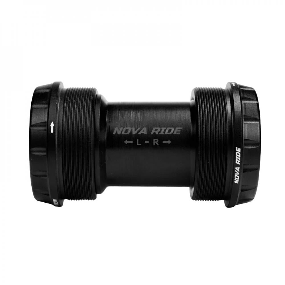 Schwarze Nova Ride T4768 V2.0 24mm Shimano Innenlagerschalen mit L-R Markierung.