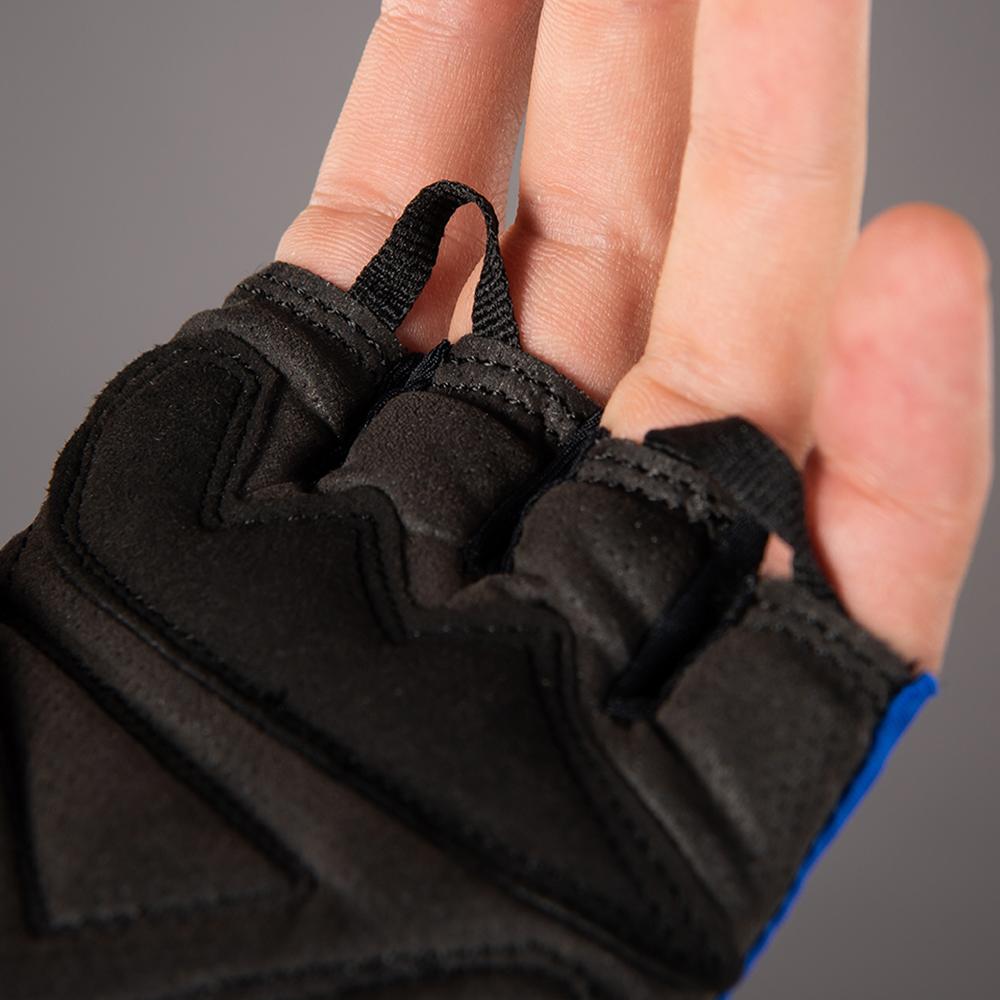 CHIBA Gel Comfort - Radhandschuhe XS royal mit Gelpolsterung und Belüftung