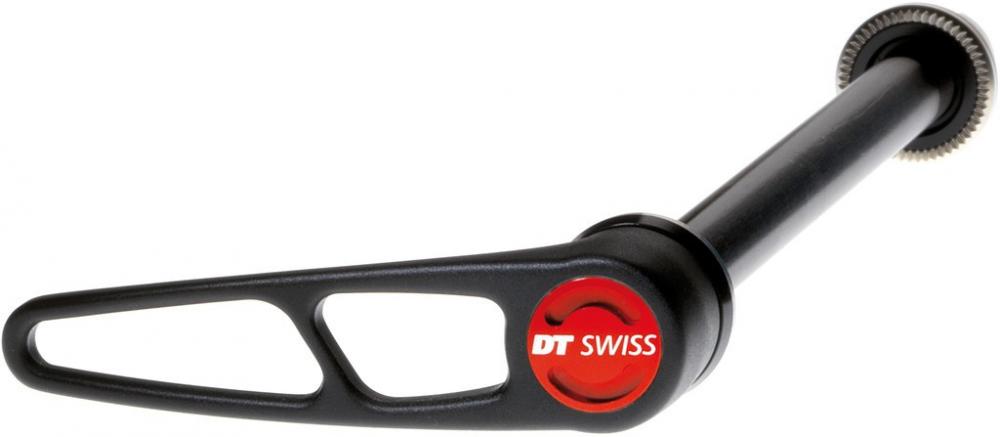 DT Swiss Schnellspanner RWS Thru Bolt, Aluhebel 100 mm schwarz - sicherer und komfortabler Laufradverschluss