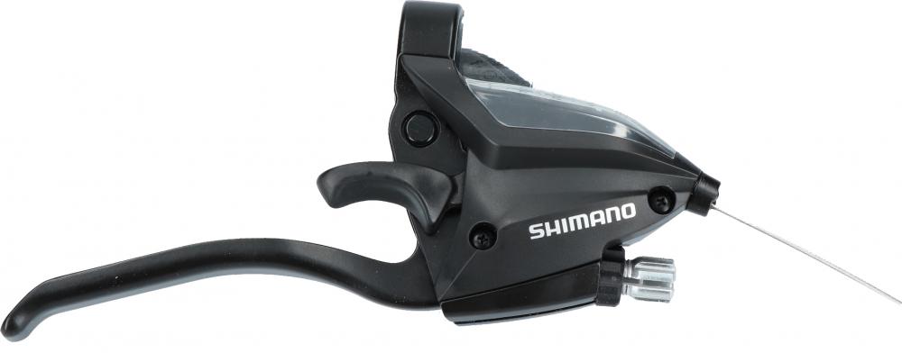 Shimano ST-EF500 Schalt-Bremshebel 7-fach rechts für V-Brake und Cantilever in Schwarz.