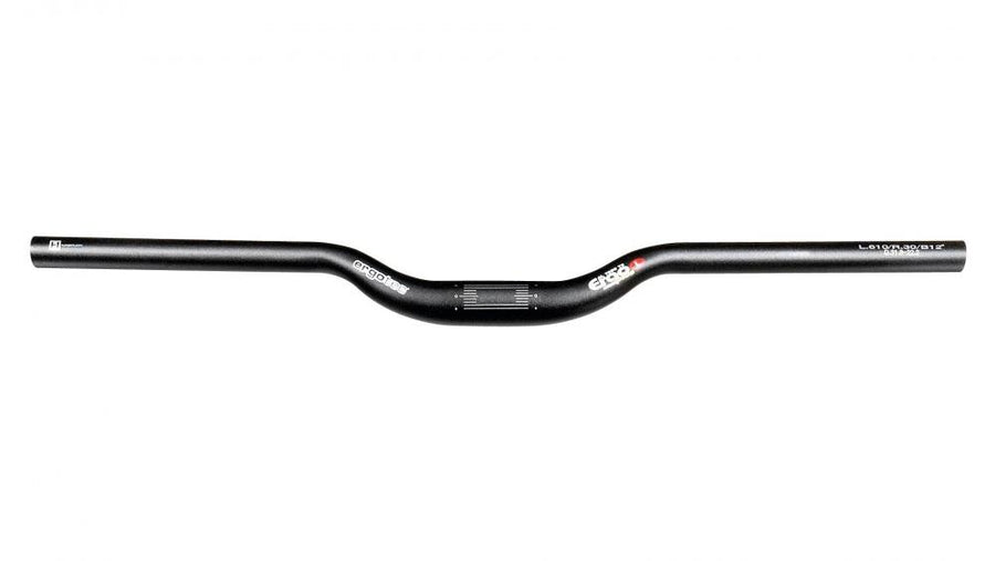 Ergotec Lenker Ergo Plus L Ø 31,8 mm 610 mm Rise 30 mm 12° schwarz