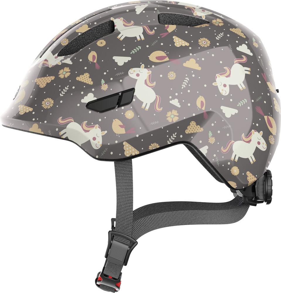 Abus Kinderhelm Smiley 3.0 grey horse S 45 bis 50cm