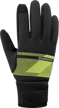 SHIMANO WINDBREAK Thermal Gloves Neon Yellow S - winddichte Thermo-Radhandschuhe