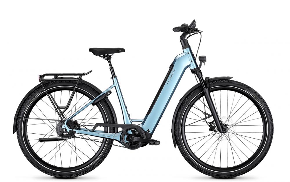 Kalkhoff IMAGE 3 EXCITE BLX 29in M polarblue glossy - komfortables City-E-Bike mit starkem Bosch Motor
