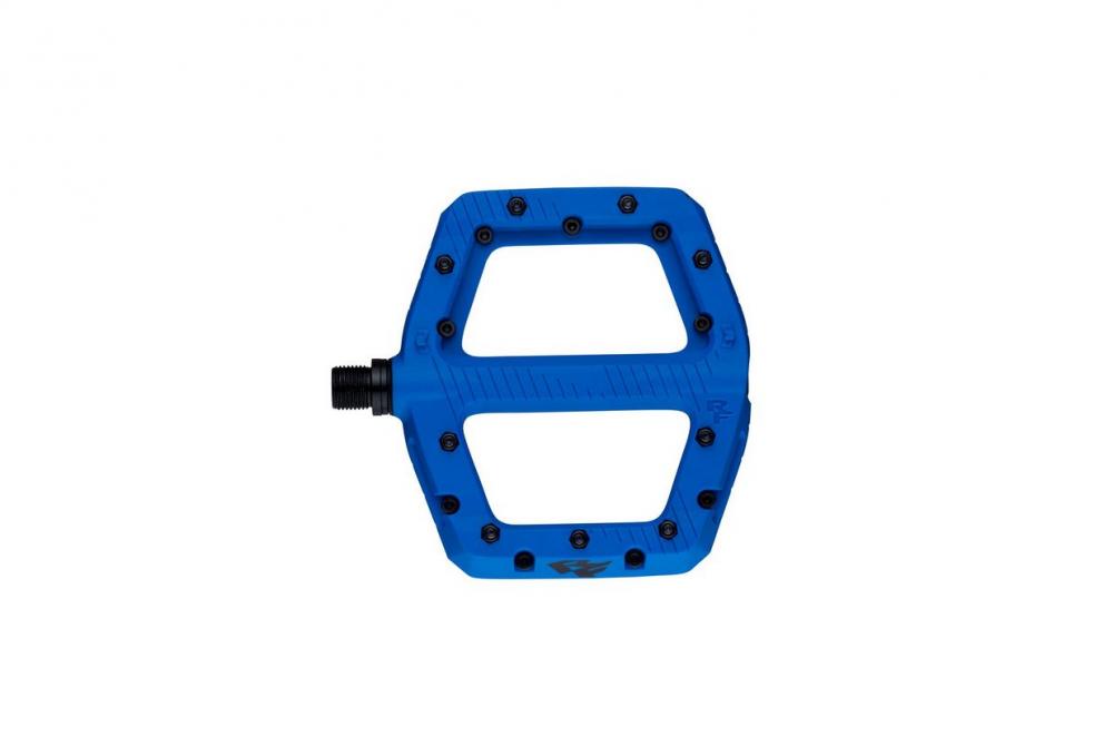 Race Face Chester Large Plattform-Pedal blau, robustes Flat-Pedal für Trail & Enduro.