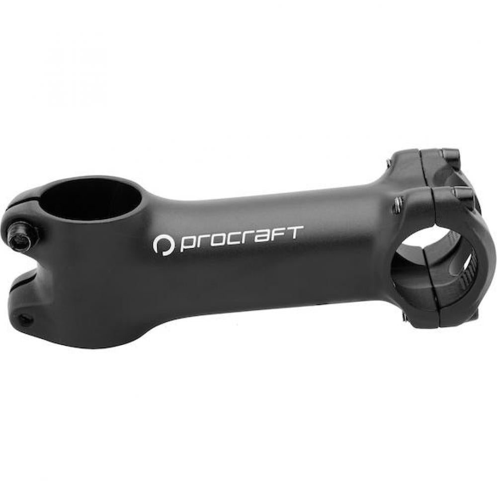 Procraft Ahead Vorbau SL 6° / 130 mm, 25,4 mm, Schwarz - Leichter Aluminium-Vorbau mit CNC-Bearbeitung