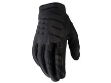 100% Brisker Youth Cold Weather Gloves M black - warmer Kinder-Winterhandschuh mit Top-Grip