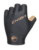CHIBA ECO Glove Pro - Radhandschuhe kurz, recycelt, gepolstert, schwarz, S