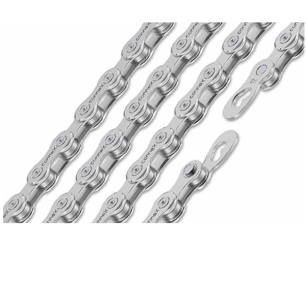 Connex Fahrradkette 12s Kette 12s 1/2 Zoll x 11/128 138 Glieder silber