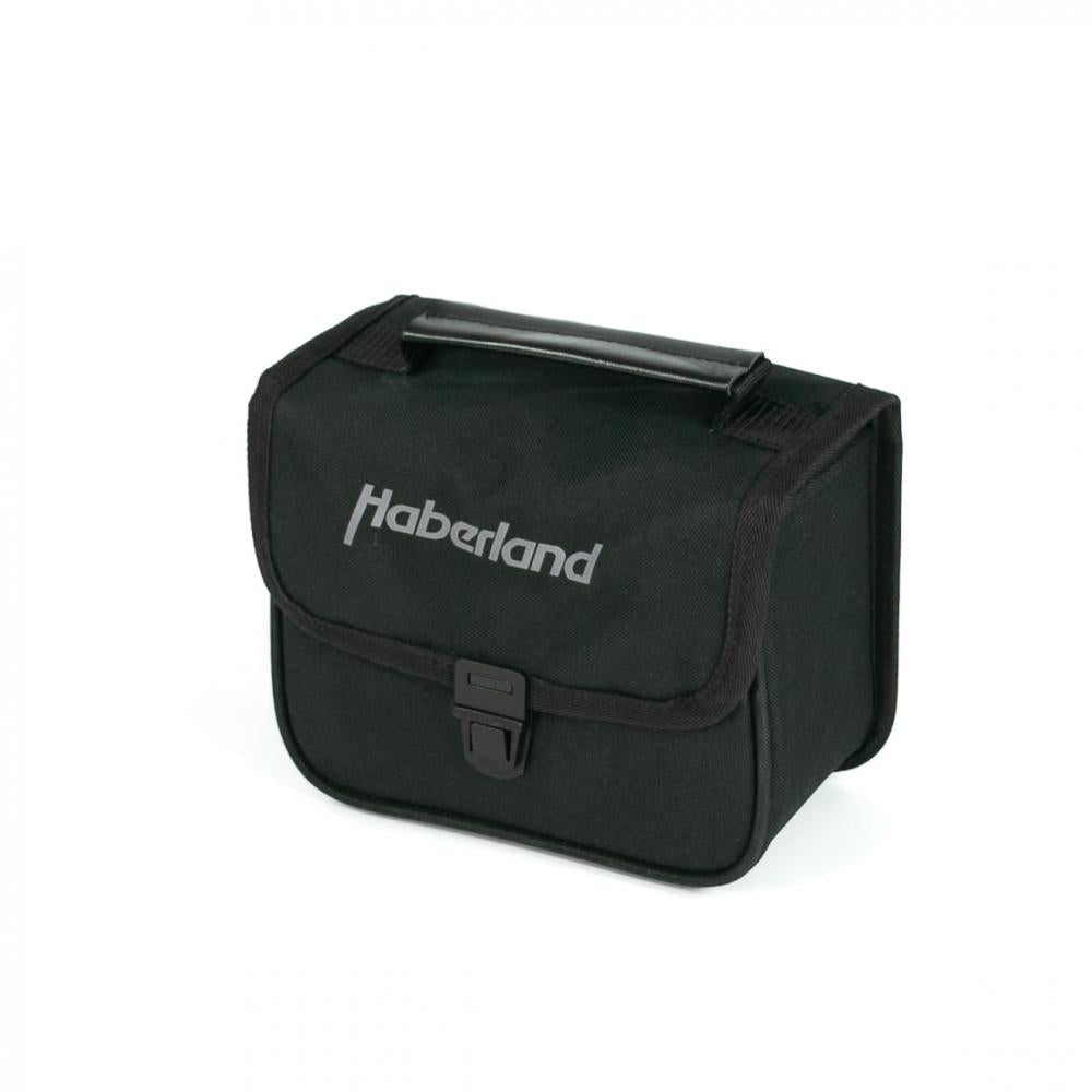 Haberland Lenkertasche 2l Einsteiger schwarz - kompakte Fahrrad-Lenkerstasche für Alltag & Tour