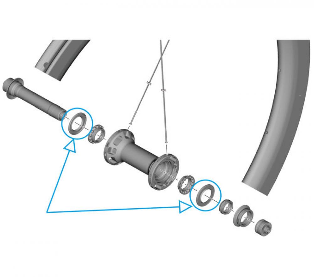 SHIMANO Dichtring WH-R9270 - Dichtungsring für Rennrad-Laufräder