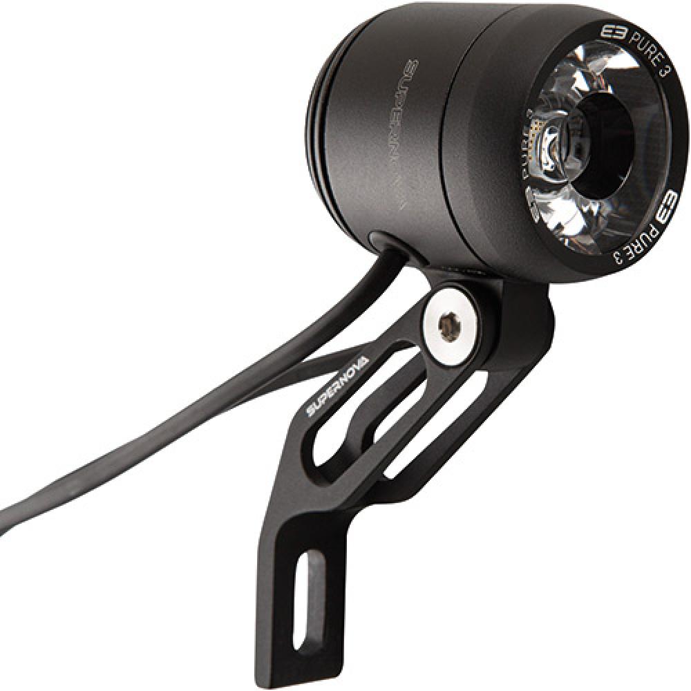 Supernova E3 Pure 3 Dynamoscheinwerfer - extrem heller, minimalistischer LED-Fahrradscheinwerfer